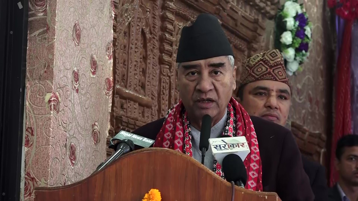 अग्रज नेताका योगदानबारे प्रचारप्रसार आवश्यक : देउवा